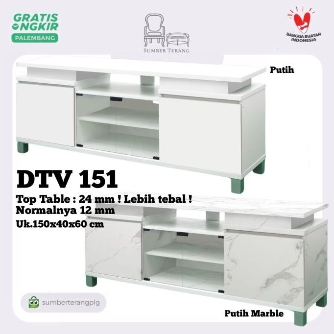 Buffet TV 150 cm Buffet TV Pendek Meja TV DTV 151 Rak TV Pendek Lemari TV Meja Al Credenza Meja TV P