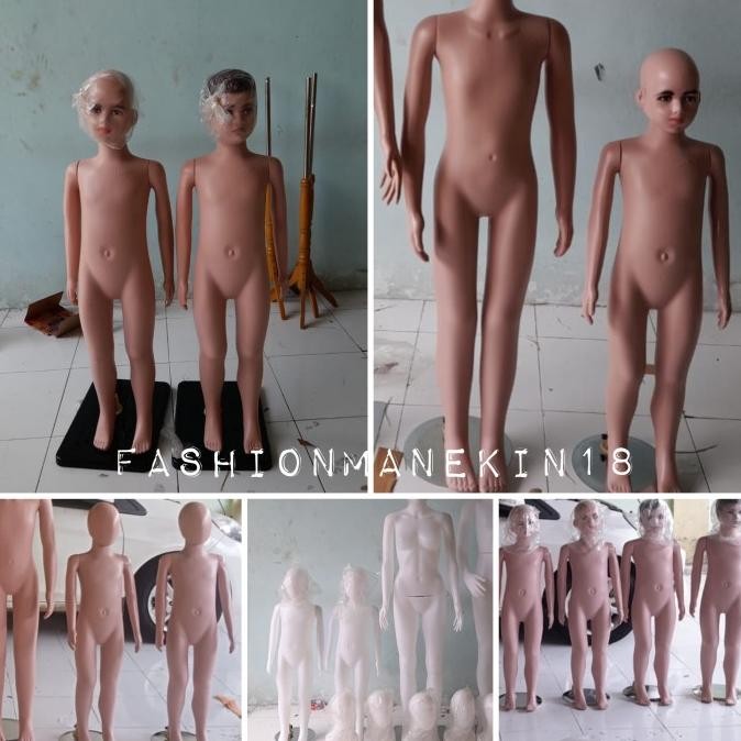 MANEKIN FULLBODY ANAK SD 3 MODEL KEPALA MANEKIN-PATUNG BAJU ANAK KECIL GS