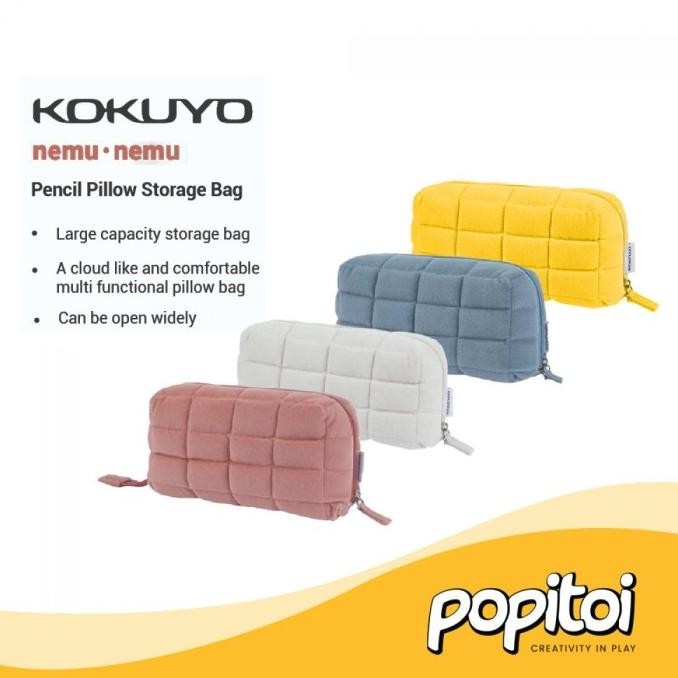 

TERLARIS - Kokuyo NEMU NEMU Pencil Pillow Storage Bag Case Pen Cosmetics Gadget