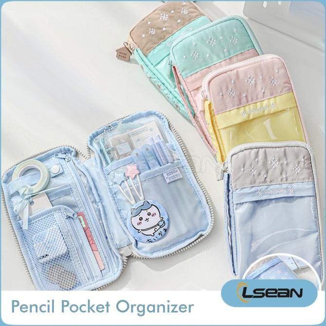 

NEW PENCIL STATIONERY ORGANIZER MEDIUM SIZE FLUFFY SOFT POCKET CASE AESTHETIC WITH HANDLE