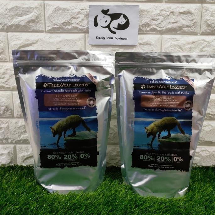 TERBARU - Dog Food Timberwolf Legend Ocean Blue / Makanan Anjing