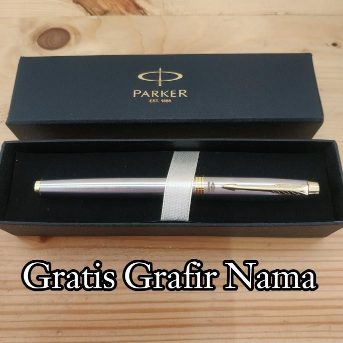 

pulpen sign pen roller ball Parker exclusive gratis Grafir nama/logo