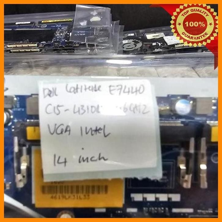 [snc] motherboard dell latitude e7440 core i5-4310u dengan kipas heatsink