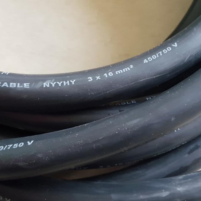 Jembo NYYHY 3x16 Meteran / Kabel Listrik Hitam Serabut NYY HY 3 x 16