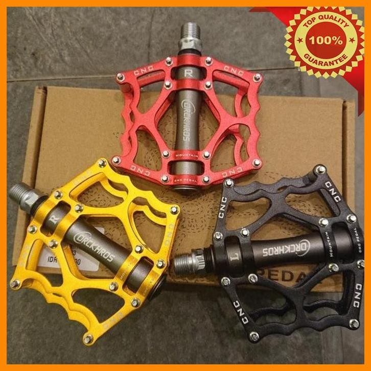 [TRE] PEDAL SEPEDA MTB CNC PEDAL BEARING ALLOY