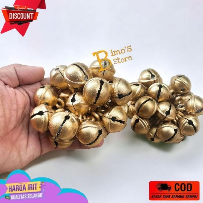 PROMO KRINCINGAN JARANAN ISI 20 KRINCINGAN GEDRUK ALUMUNIUM KLINTINGAN KERINCING KERINCINGAN