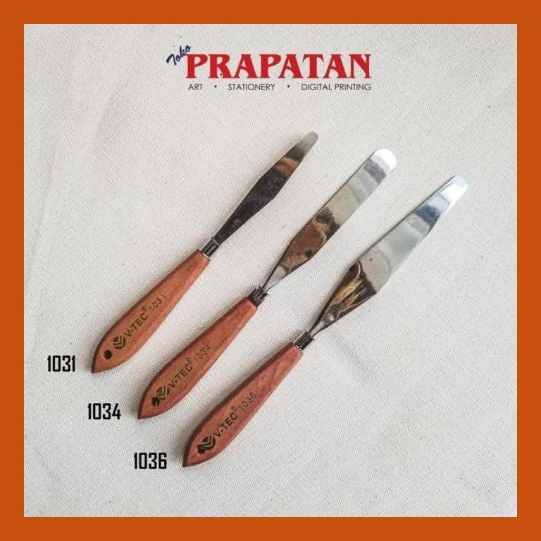 

[ PERALATAN LUKIS / GAMBAR ] PISAU PALET V-TEC 1000S EDITION / V-TEC PALETTE KNIFE GOOD QUALITY