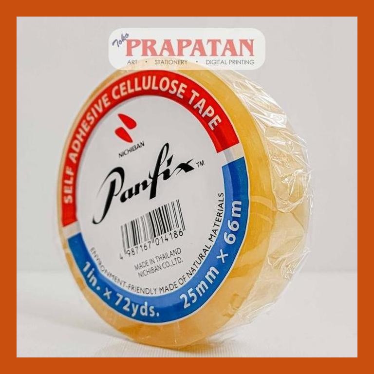 

[ PERALATAN LUKIS / GAMBAR ] ISOLASI PANFIX 25MM X 66M / SELF ADHESIVE TAPE / SOLATIP GOOD QUALITY