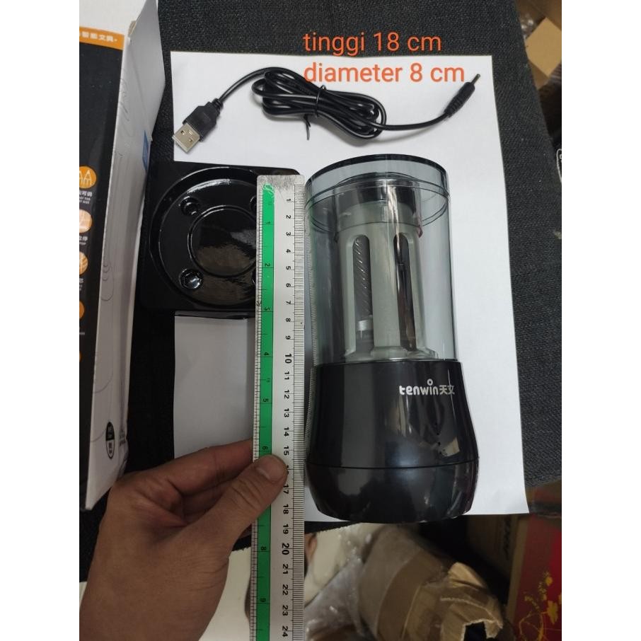 

BEBAS ONGKIR - tenwin elektrik sharpener tw 8009 rautan elektrik auto stop