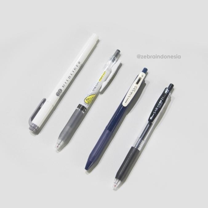 

Zebra Gel Pen Pulpen Sarasa Highlighter Mildliner Paket Alat Tulis