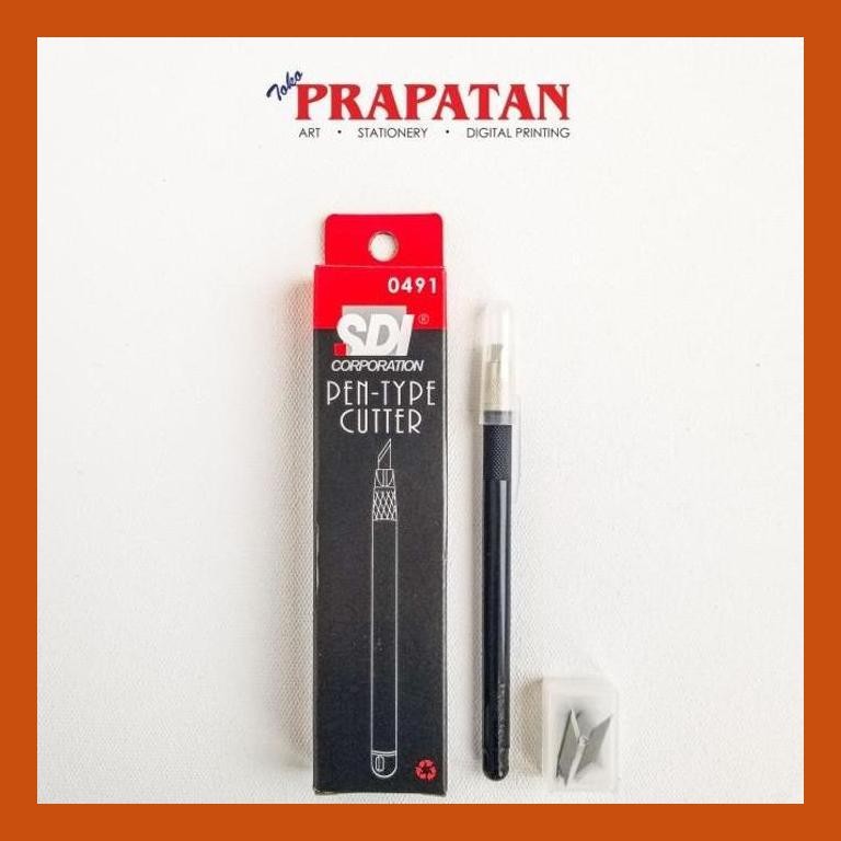 

[ PERALATAN LUKIS / GAMBAR ] SDI PEN TYPE CUTTER 0491 / PENA PEMOTONG COD