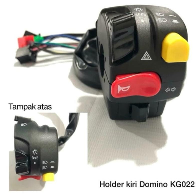 SAKLAR HOLDER KIRI MODEL KTC UNIVERSAL NMAX PCX AEROX VIXION CB150R SATRIA FU NINJA DLL