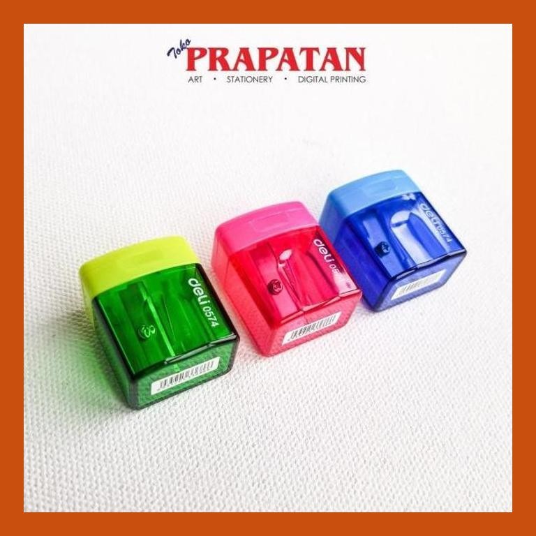 

[ PERALATAN LUKIS / GAMBAR ] RAUTAN PENSIL DELI 1 LUBANG 7MM 0574 / PENCIL SHARPENER PACKING AMAN