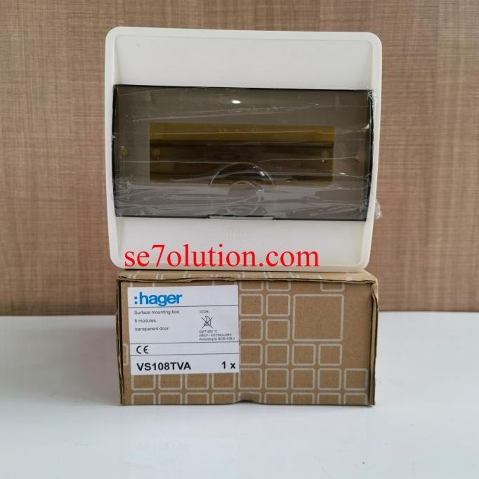 Hager Box MCB 8 Group Outbow (VS108TVA)
