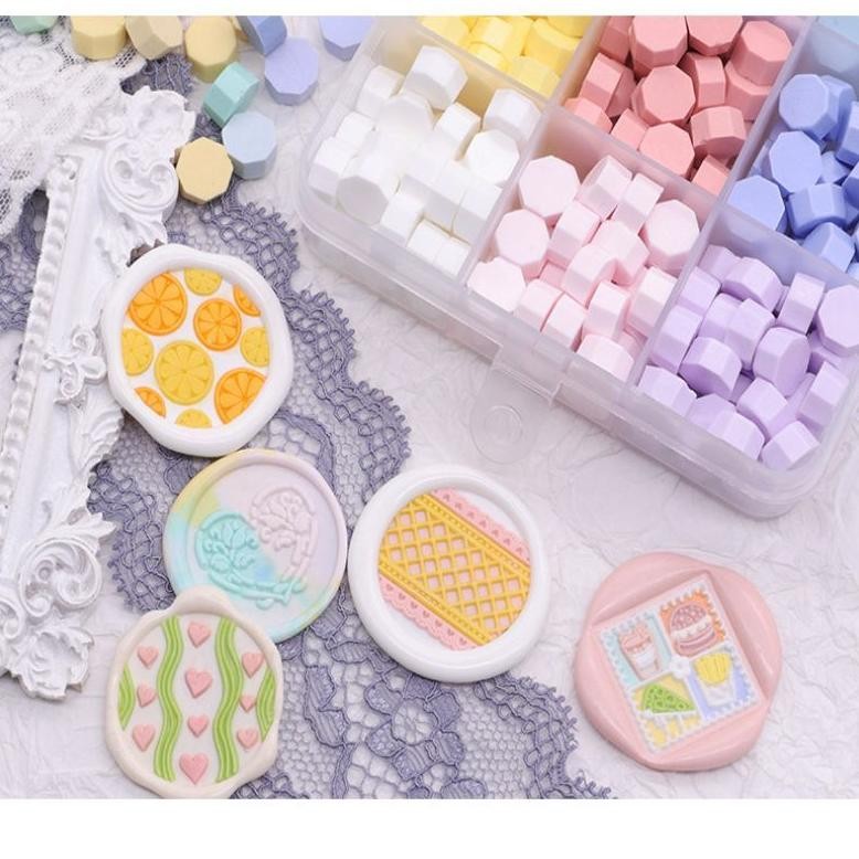 

u-45 Sealing Wax Set 24 Warna Wax Seal Beads Lilin Stempel Wax Diy Stamp Seal Wax Lilin Segel Termurah