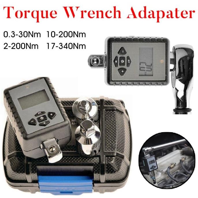 Adaptor Kunci Pas Torsi Meter Digital Otomatis Elektrik LED MXITA