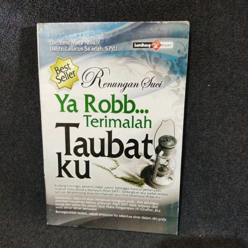 BUKU RENUNGAN SUCI YA ROBB..TERIMALAH TAUBATKU