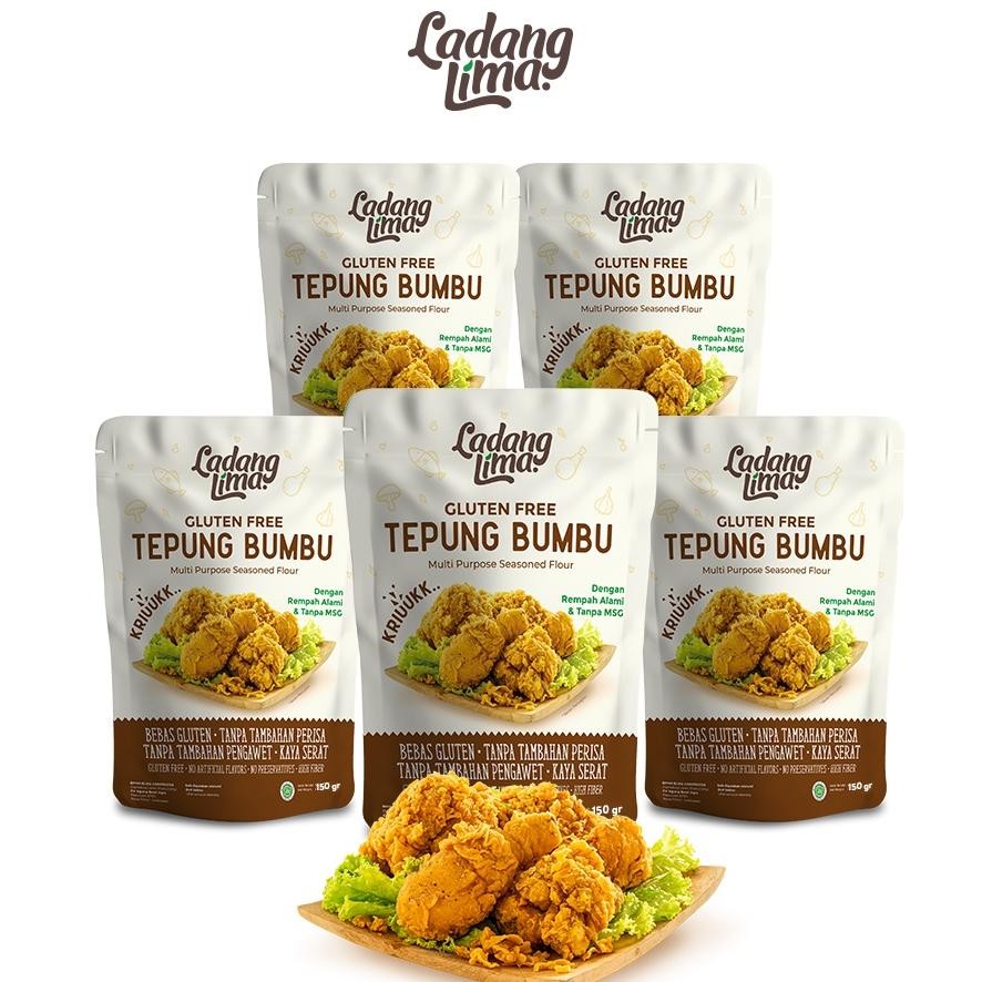 

5 Pc Tepung Bumbu Erbaguna Ladang Lima