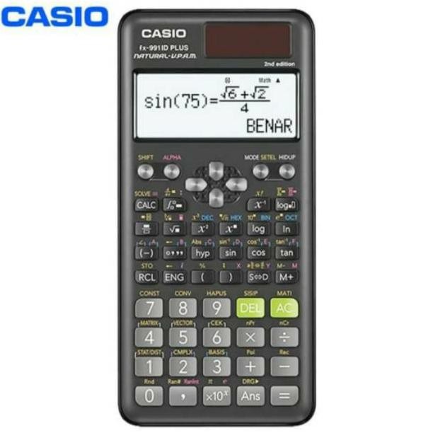 

er-56 CASIO FX991ID PLUS ORIGINAL BEST KALKULATOR ILMIAH/SEKOLAH - SCIENTIFIC CALCULATOR Original