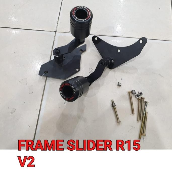Frame Slider Yamaha R15 V2 Atau R15 Lama Pemasangan Pnp Original Dan Terpercaya