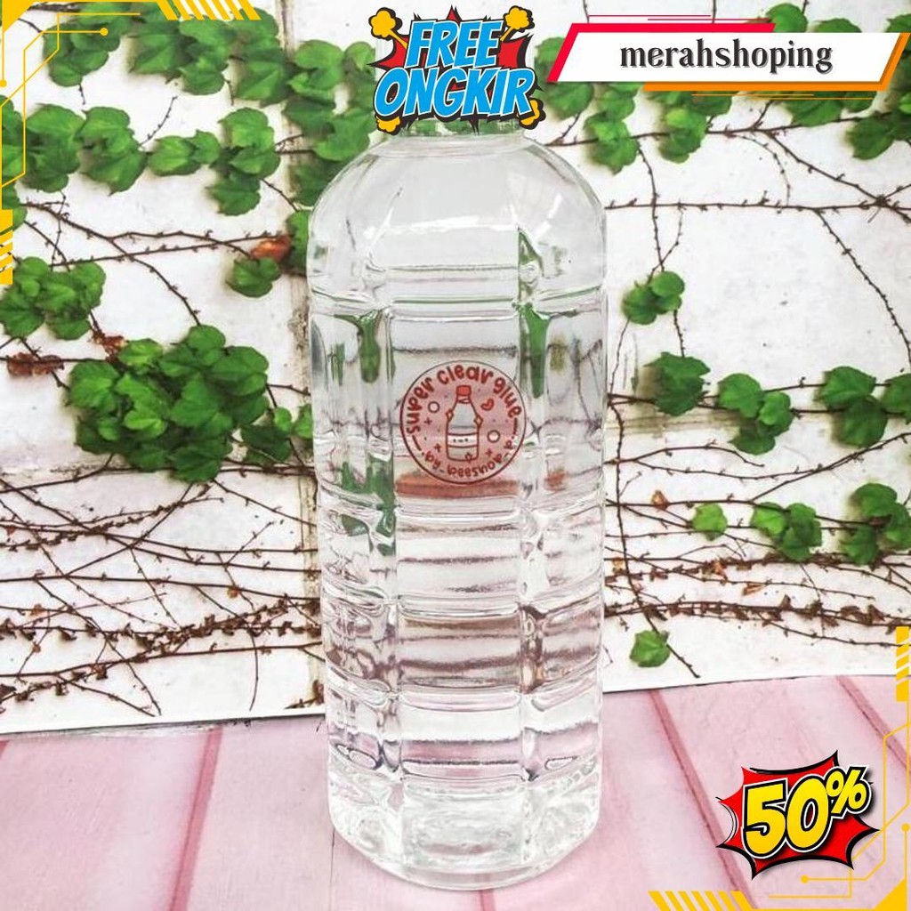 

Super Clear Glue 500Ml / Lem Bening Setengah Liter / Lem Kertas Gratis Ongkir