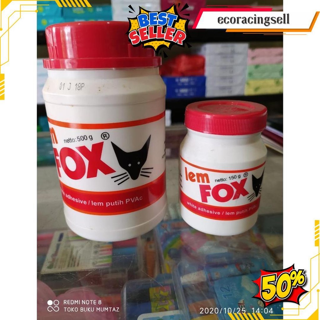 

Lem Fox Isi 150 Gr Original Produk