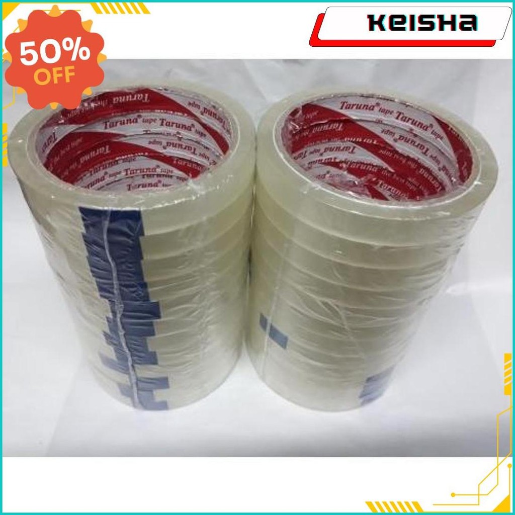 

Slop Isi 12- Isolasi 1/2 Inch X 50 Yard / Solatip / Lakban 12Mm Bisa Cod