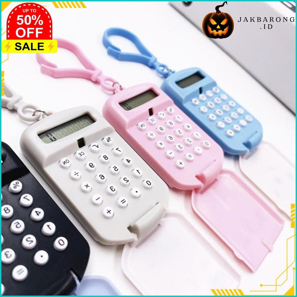 

As Kalkulator Mini Kalkulator Saku Portabel Gantungan Kunci Kalkulator Kantor Stationary Gratis Ongkir