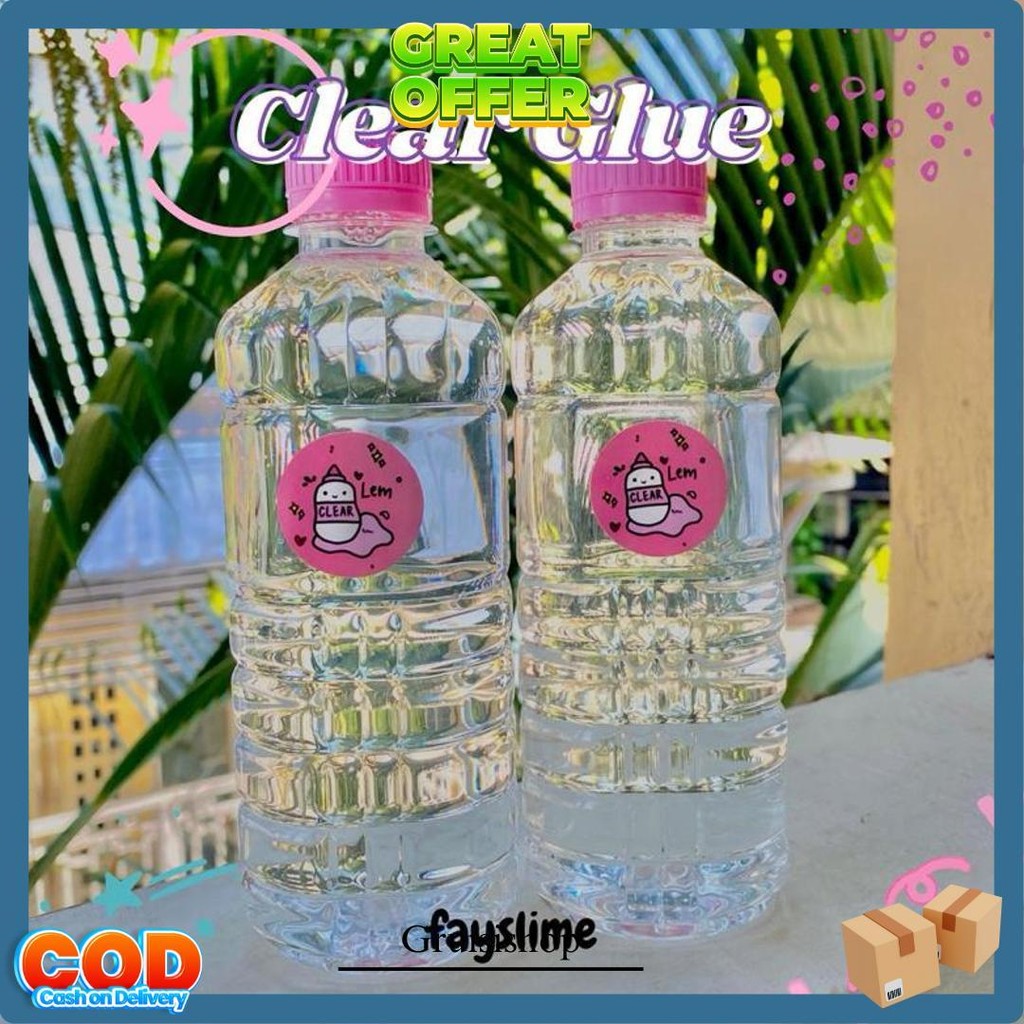 

Clear Glue Bahan Slime Lem Bening 500Gram Original Produk