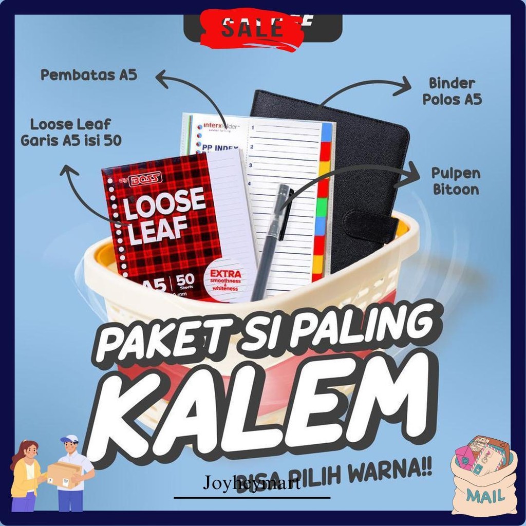 

Flashee Binder Paket Sekolah Set 4In1 Paket Binder Kampus Kuliah Sudah Termasuk Buku Tulis Bisa Cod