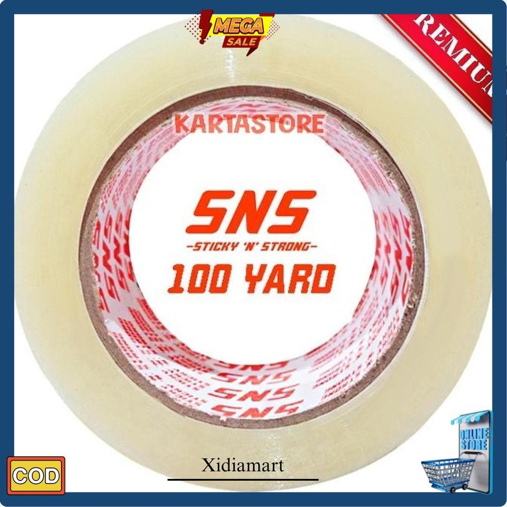 

Lakban Bening/Coklat 100 Yard X 45 Mm Kualitas Daimaru Terlaris