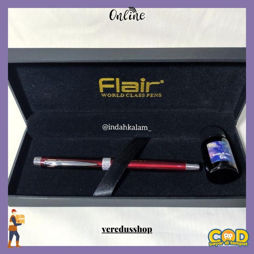 

[Langka] Fountain Pen Iridiumred Box Set Nib Pulpen Kalam Kaligrafi Pena Ijazah Tinta Cair Khat Khot Terlaris
