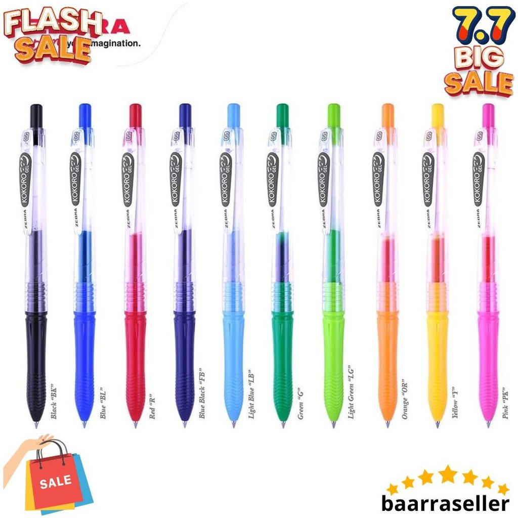 

Ballpoint / Pulpen Zebra Kokoro Gel Pen 0.5 Cod
