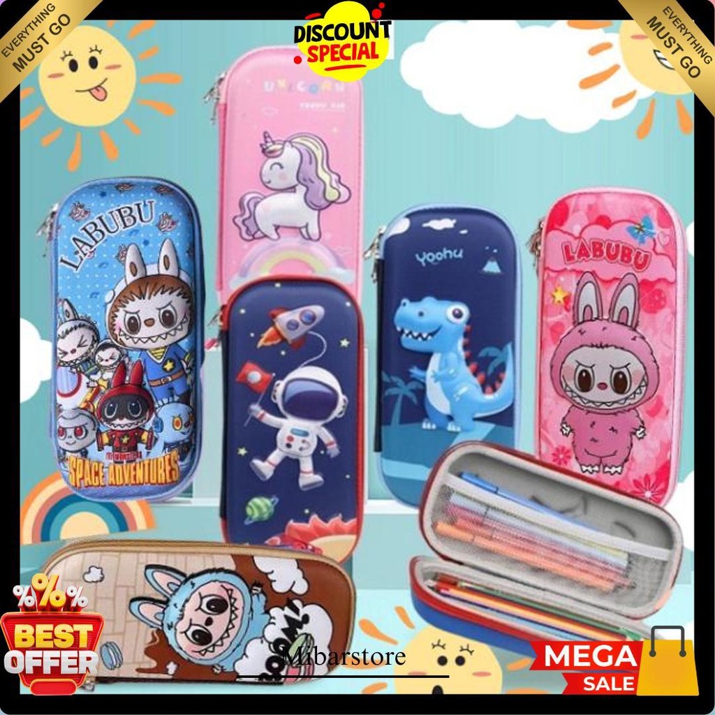 

Kotak Pensil Karakter 3D Timbul Anak Sekolah Impor Premium Eva Cod