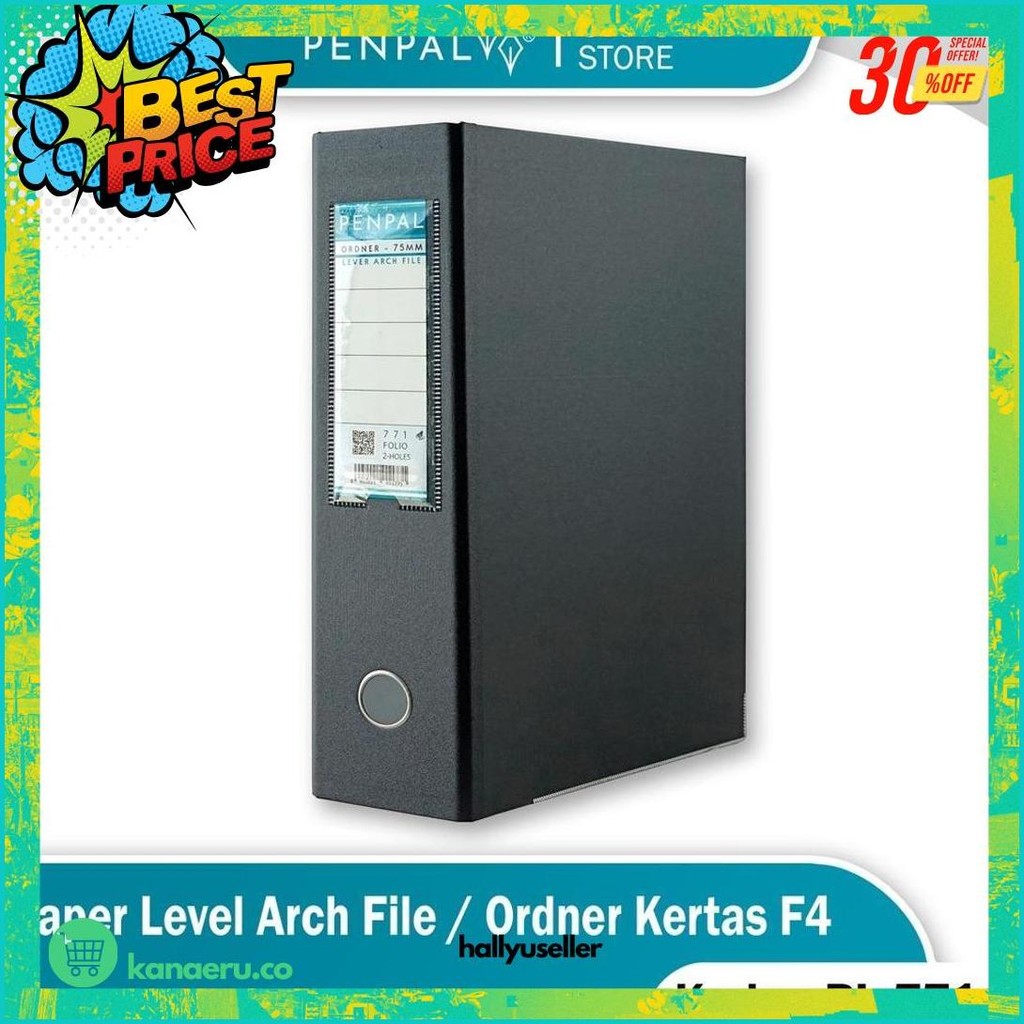 

Penpal Paper Lever Arch File / Ordner Kertas F4 Pl-771 Murah