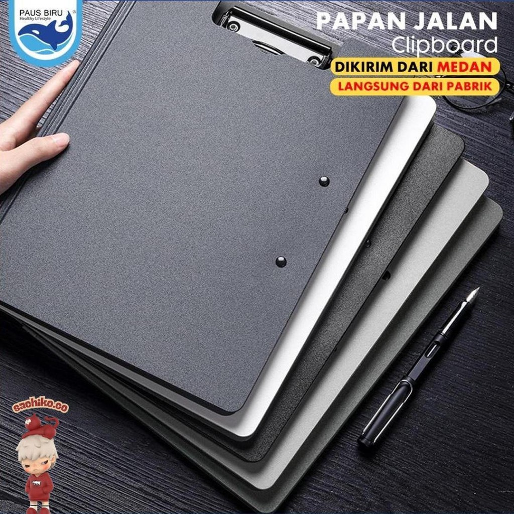 

Paus Biru - Papan Jalan 2 In 1 Clipboard Aesthetic Papan Ujian Buka Tutup Map Dokumen Ukuran A4 Cod