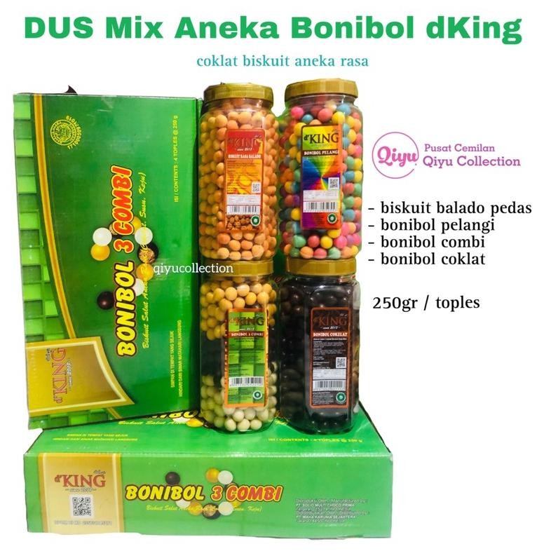 

er-87 [DUS] Mix Aneka Bonibol dKing - Bonibol Coklat Murah - Cokelat Biskuit Viral Berkualitas