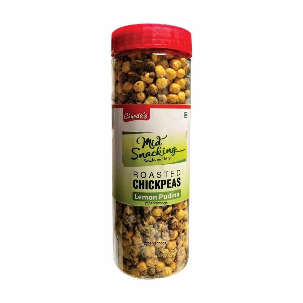 

Ready oke] Roasted Chickpeas Lemon Pudina Chheda's / Kacang Arab India Panggang