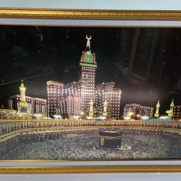 Kaligrafi Makah / Hiasan Dinding Mekah Lampu Masjidil Haram Original Dan Terpercaya