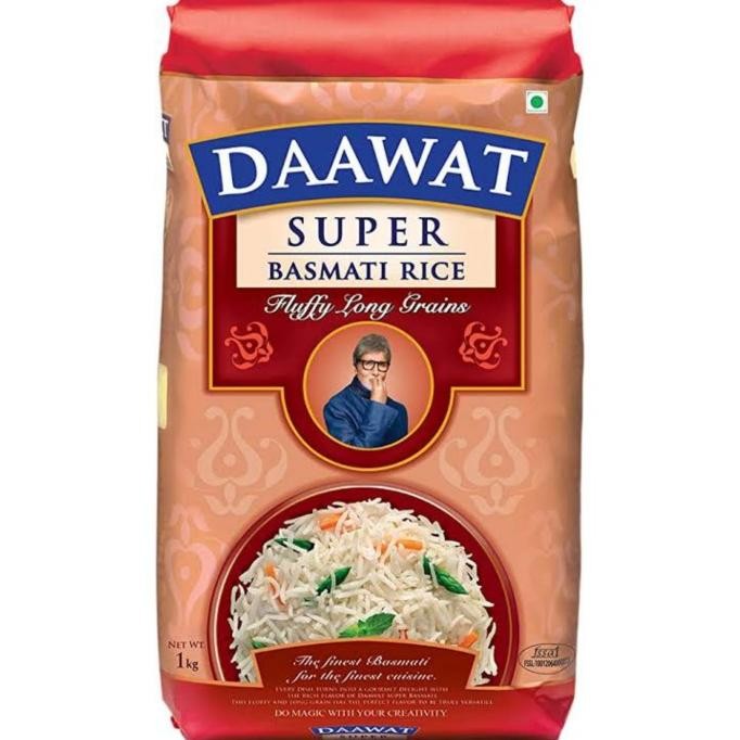 

Silahkan Order] Basmati Rice Daawat Super Premium / Beras Basmaati India Fluffy 1Kg