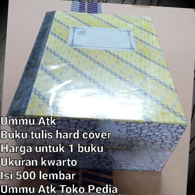 

Sale!! Buku Tulis Hard Cover Kwarto 500 Lembar