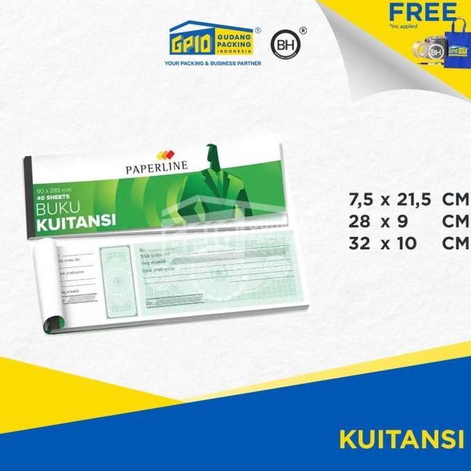 

Diskon!! Paperline - Buku Kuitansi / Kwitansi