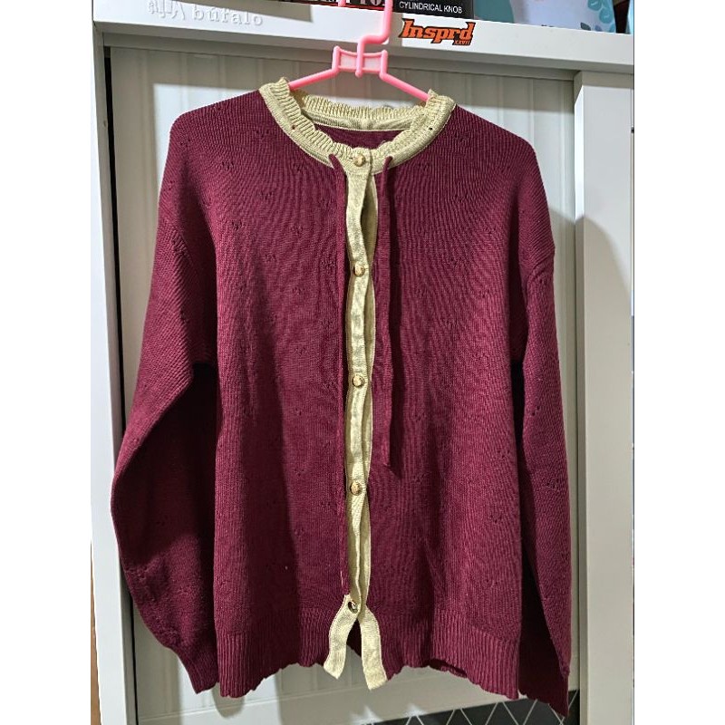 Sweter burgundy cewek PL