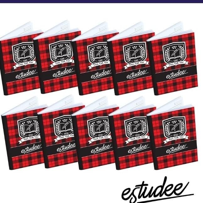

New!! Buku Tulis Boxy/B5 Estudee F Tartan Merah Isi 48 L/ Isi 10
