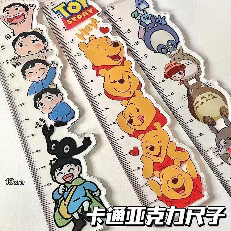 

Penggaris Transparan Kartun Lucu Penggaris Lukisan Ujian Siswa