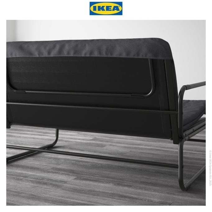 Promo Ikea Hammarn Sofa Bed Knisa Abu-Abu Tua 120Cm