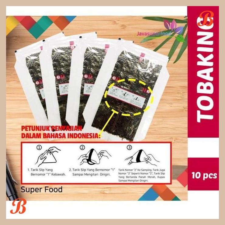 

| RMP | NORI ONIGIRI TRIANGLE NORI WRAPPER SUSHI 10 LEMBAR