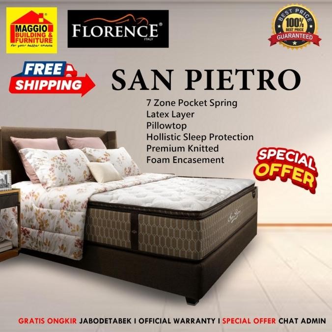 Sale Kasur Florence Latex San Pietro - Florence Springbed
