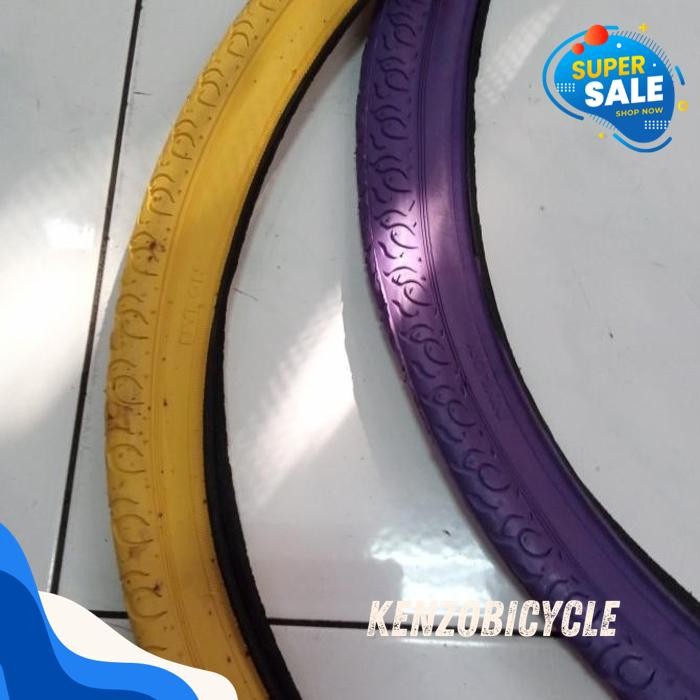 BAN LUAR 26 X 150 UNITED SEPEDA UKURAN 26 X 1.50 WARNA UNGU KUNING BEBAS ONGKIR