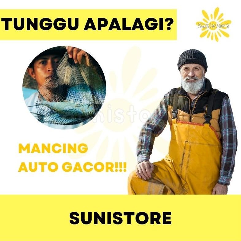 TERLARIS Umpan Pancing Jitu Penarik Ikan Bubuk Pemancing Mancing Essen Essence Super Adiktif DMPT St